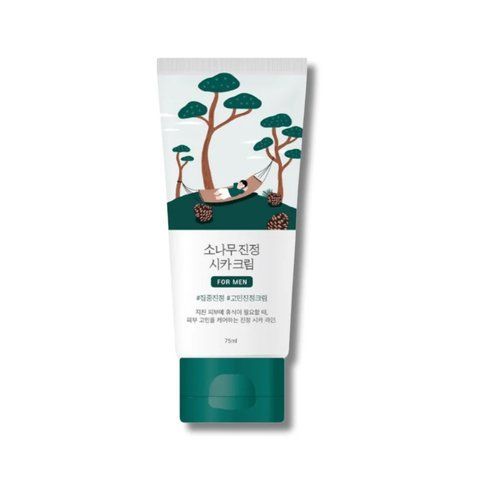 Заспокійливий крем для чоловіків - Round Lab For Men Pine Calming Cica Cream 110753 фото