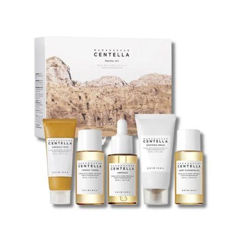 Набір мініатюр для обличчя з центеллою - Skin 1004 Madagascar Centella Travel Kit Renewed 111895 фото