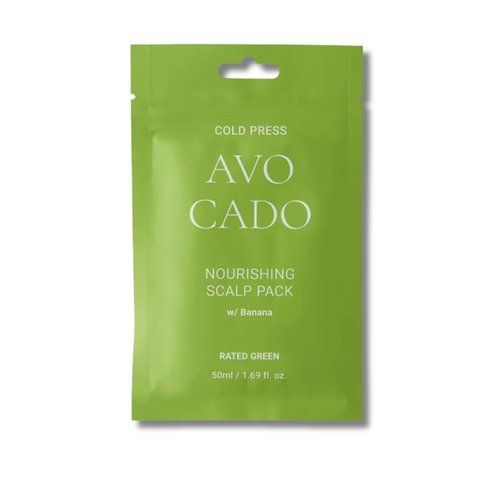 Маска для шкіри голови та волосся з маслом авокадо - Rated Green Cold Press Avocado Nourishing Scalp Pack 50 мл 101914-6490 фото