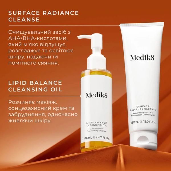 Набір для двоетапного очищення шкіри - Medik8 Complete Cleanse Kit 113166 фото